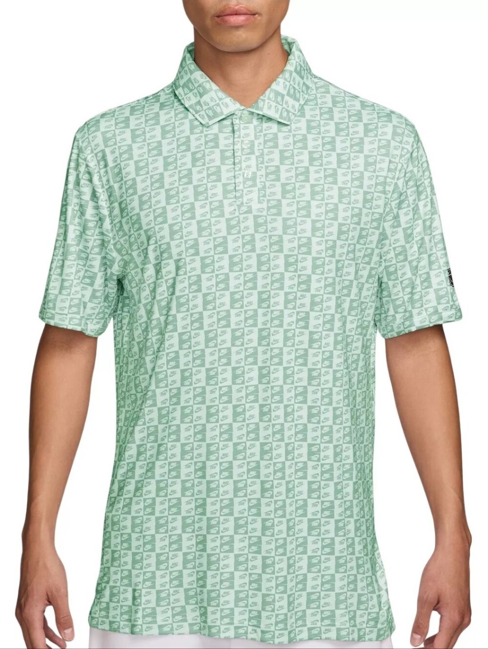 Nike Mens Par Dri-Fit Stacked Icon Performance Polo Size XL, NWT